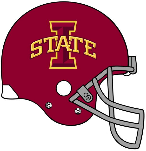 Iowa State Cyclones 2008-Pres Helmet Logo iron on transfers for T-shirts